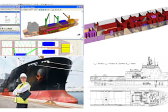 marine drafting, ship design, naval architecture marine cad vessel and boat plan
