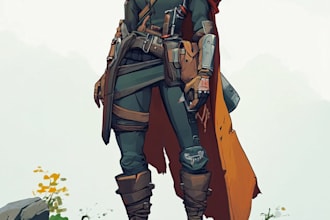 2d character design 2d cartoon character 2d game character