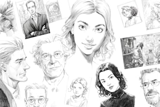 draw a custom cartoon comic strips