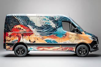 design car wrap, car livery, car decal, car sticker