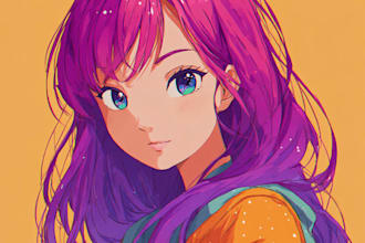 draw a cute anime style illustration