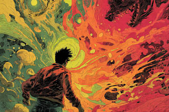comic book illustration with comic book illustrator