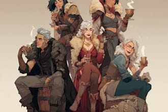 draw your dnd party