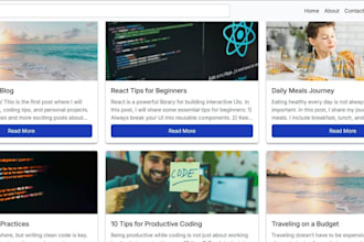 build react dashboard frontend UI components