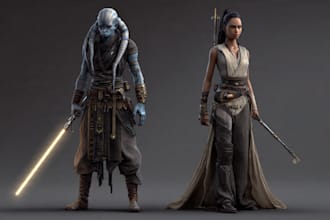 design your sci fi and star wars character