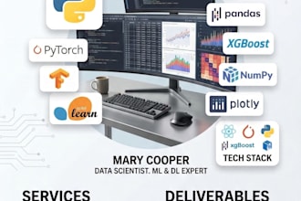 build ml models, predictive analytics, and time series forecasting