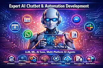 build ai chatbot ai website ai automation llm ml di ai saas ai agent development
