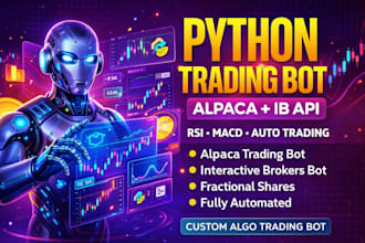 make alpaca python rsi macd fractional share interactive brokers tws API bot