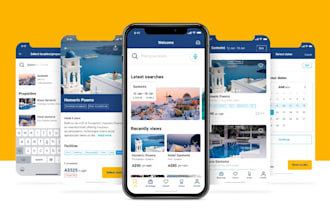 develop flight booking app, city tour app, taxi booking app, hotel booking app