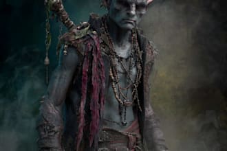 fantasy horror and fantasy horror character