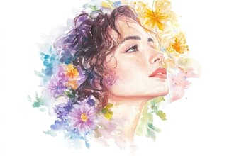 do a watercolor illustration