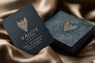 do modern minimalist luxury business logo design