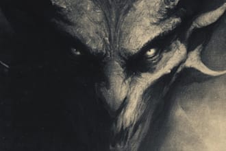 draw a horror  monster illustration