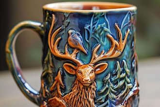 design unique typography coffee mug design