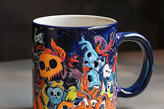 design amazing custom mug design