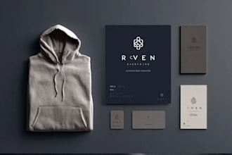 design luxury fashion clothing brand, fashion logo design