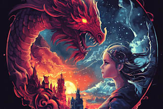 do a fantasy game logo