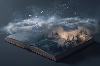 design fantasy and minimal book and ebook cover