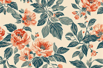 design unique seamless pattern, textile print, and packaging