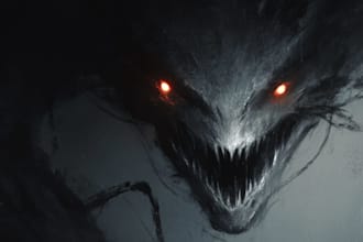 paint realistic horror, dark art for you no ai