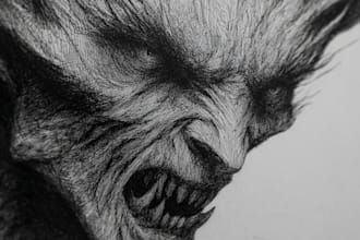 create dark, horror, monsters, or illustrations