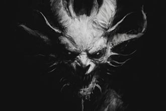 do horror concept art for games and animation or movies