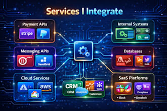 integrate apis, connect cloud services for your application