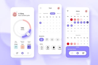 develop ovulation tracker app, period tracker app, ai pregnancy tracker app