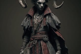 fantasy horror and fantasy horror character