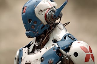 do your mecha robot fanart or original in digital artwork