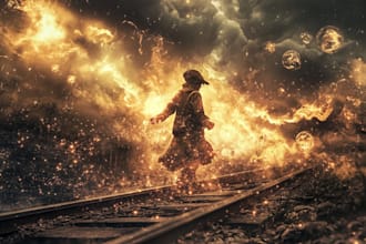 do dispersion, smoke effect, manipulation from photoshop