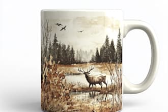 design awesome custom mug design