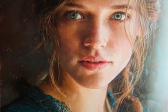 renaissance art oil painting portrait