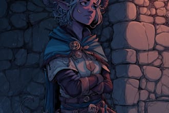 do dnd character art illustration commissions