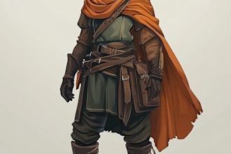 draw 2d game character or 2d game character