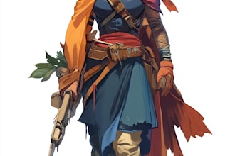 create 2d game character or 2d game character