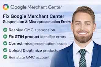 fix google merchant center misrepresentation gtin error reinstate gmc suspension