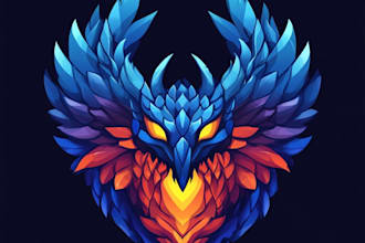 do a fantasy game logo