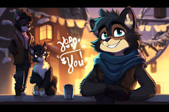 draw art of you furry character
