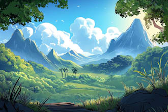 draw background art for you