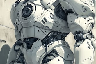 high quality robot, mecha concepts