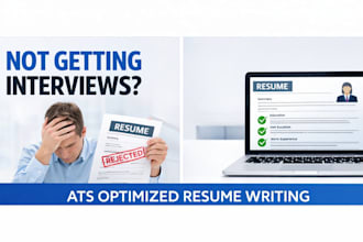 write a job winning ats resume, cover letter, cv, resume review and rewrite
