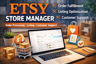 manage your etsy store and process orders professionally