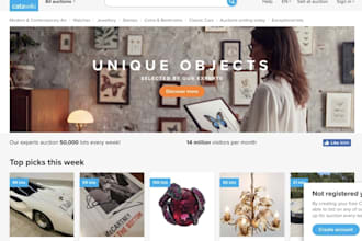 design and develop auction website online marketplace website multivendor site