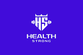 do stunning sports health fitness wellness gym logo design