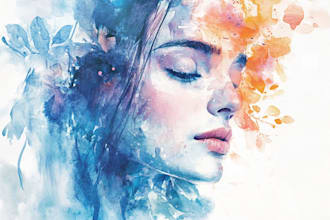 paint a watercolor illustration