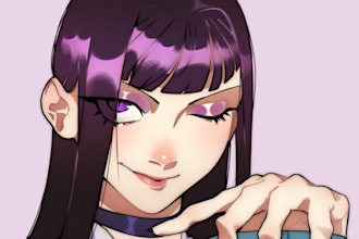 draw a custom anime, cartoon pfp for you
