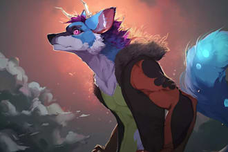 draw your fursona, create a character, furry