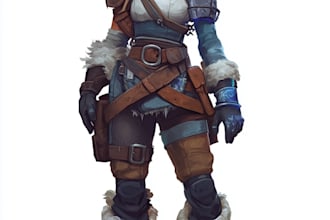 draw 2d game character or 2d game character