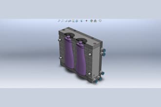 mold plastic bottle, candy mold, blow mold, dfm for printing and manufacturing